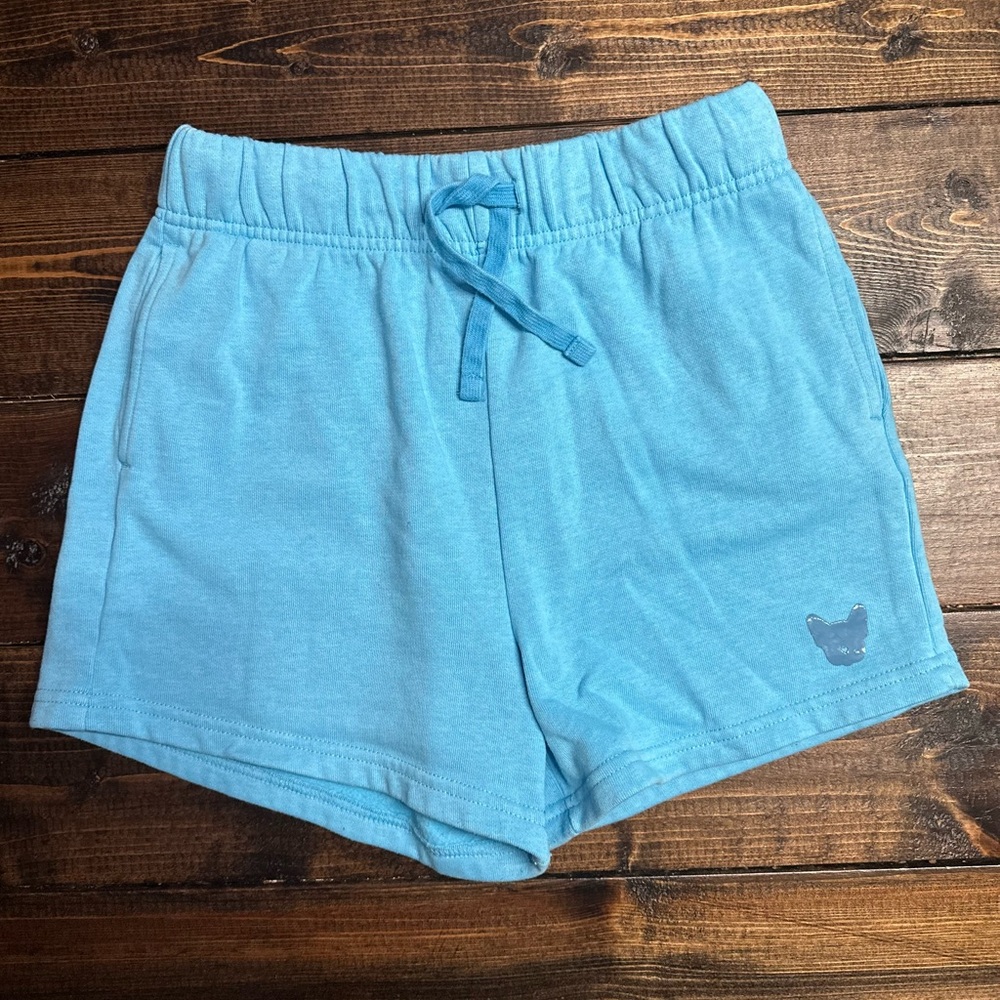 Light Blue Drawstring Shorts
